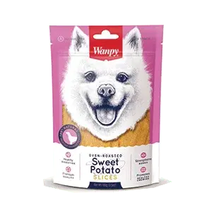 Wanpy לכלבים בטעם פרוסות בטטה