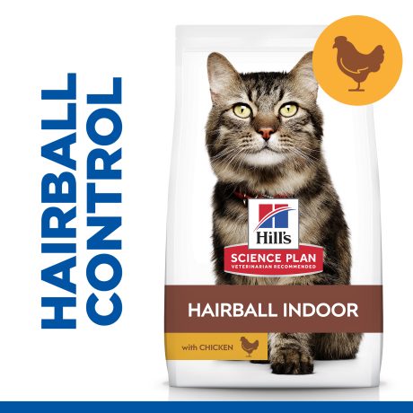 Hill's Science Plan Hairball Indoor Adult 1-6 Dry Cat Food - Chicken 3kg