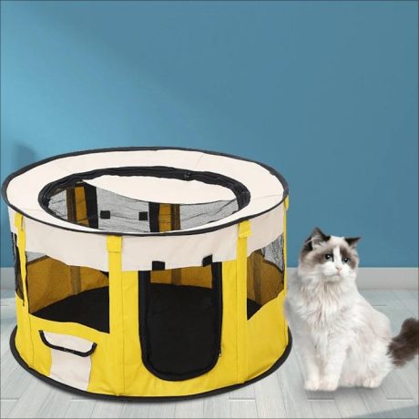 אוהל לחתולים וכלבים מידה 90x90x55 ס"מ
