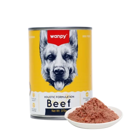 wanpy 375 גרם מזון רטוב לכלבים בוגרים