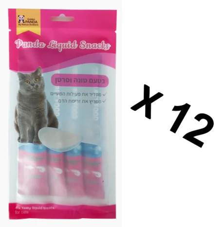 panda חטיפים לחתולים 80 גרם מקלות נוזליים