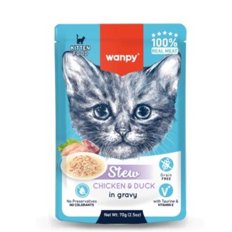 Wanpy מזון רטוב לחתולים 70 גרם
