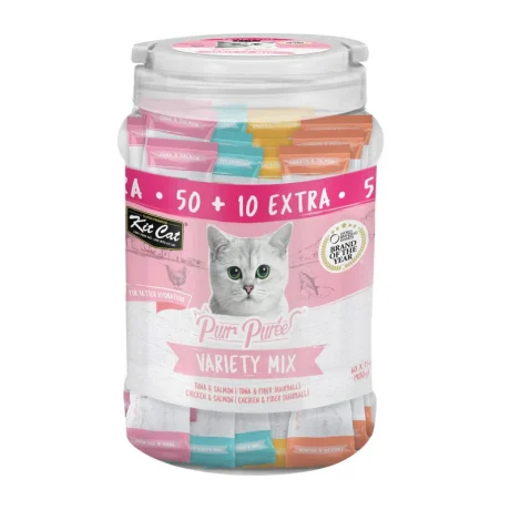 Kit Cat Purr Puree חטיפים נוזליים לחתולים