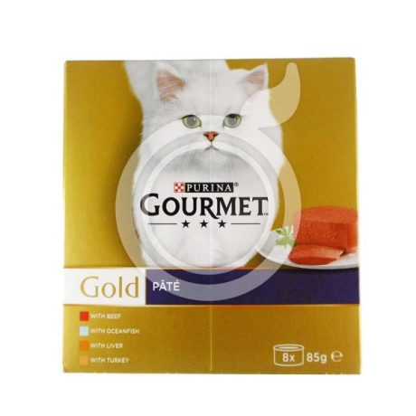 Purina Gourmet Gold Pate מזון רטוב לחתולים 680 גרם (8x85 גרם)