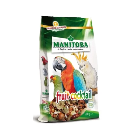 מזון תוכים Manitoba עם קוקטייל פירות