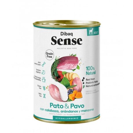 שימורי Sense לכלבים בטעם ברווז והודו