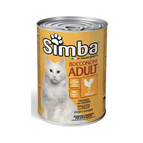 שימורי Simba לחתולים בטעם עוף