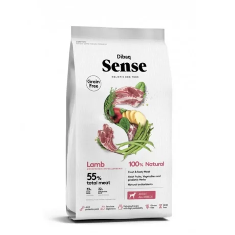 מזון יבש Sense לכלבים בטעם בשר כבש 2 ק"ג