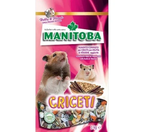 Manitoba Criceti מזון להמסטרים, 1 ק"ג