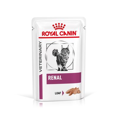 Royal Canin Veterinary Diet Feline Renal Chicken Pouch Wet Cat Food 85gm