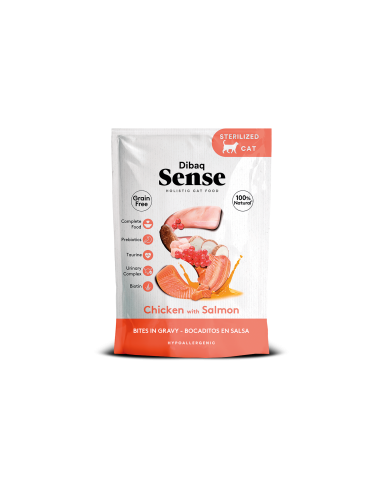 sense 100 גרם מזון רטוב לחתולים מסורסים