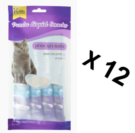 panda חטיפי חתולים מקלות נוזליים 80 גרם